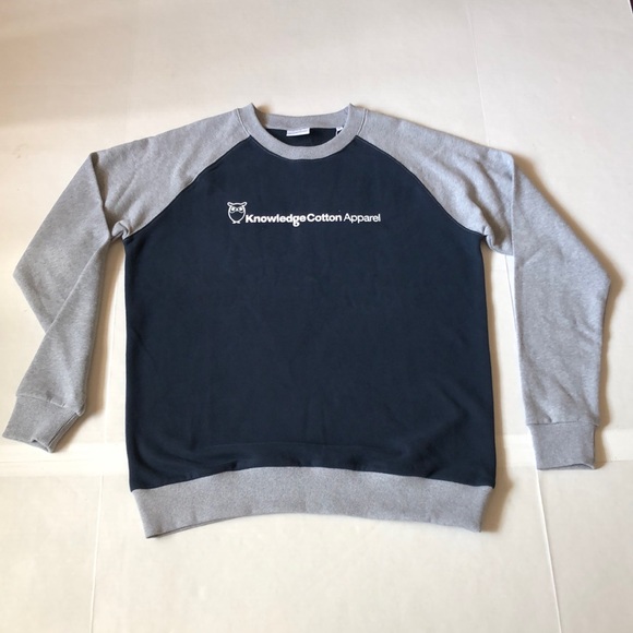KNOWLEDGE COTTON APPAREL ORGANIC MATERIALS SWEATSHIRT/NWT - Picture 3 of 15